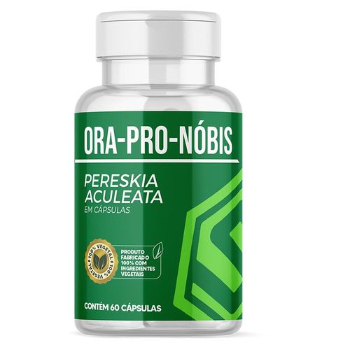 Ora-Pro-Nóbis 500mg Shell Nutry com 60 Cápsulas