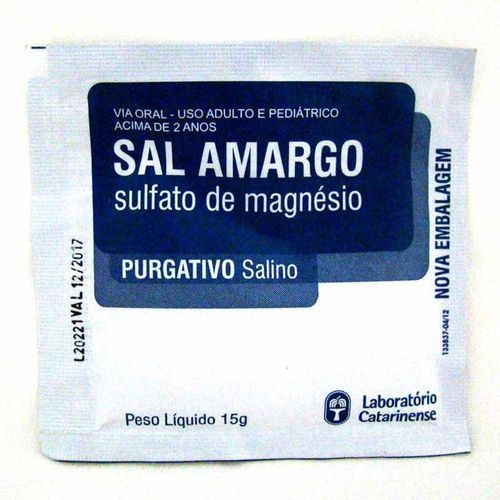 Sal Amargo Pó Solução de Uso Oral 15g