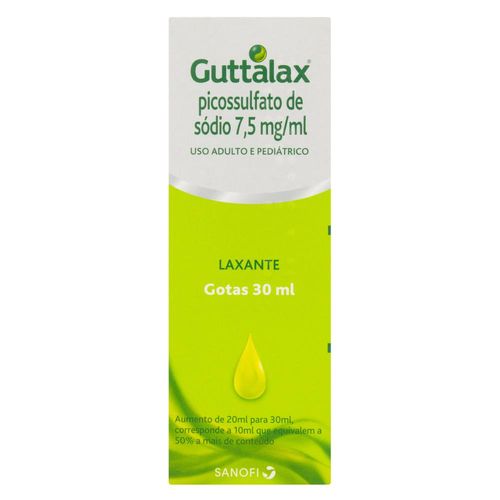 Guttalax 7,5mg/ml Solução de Uso Oral Frasco Gotejador 30ml
