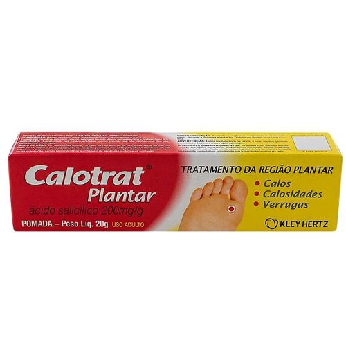 Calotrat Plantar 200mg/g Pomada de Uso Dermatológico Bisnaga 20g