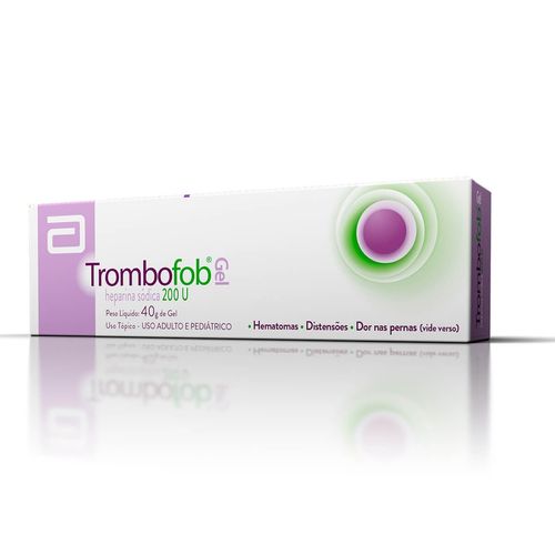 Trombofob 200UI/g Gel de Uso Dermatológico Bisnaga 40g