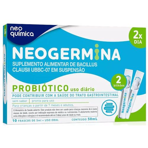 Neogermina 2Bi Suspensão Oral com 10 Flaconetes com 5ml