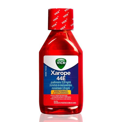 Vuck 44E 1,3mg/ml + 13,3mg,/ml Xarope Frasco 120ml