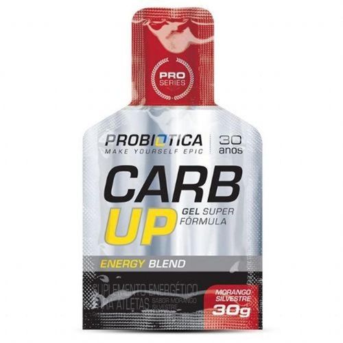 Gel Energético Probiótica Carb Up Morango 30g
