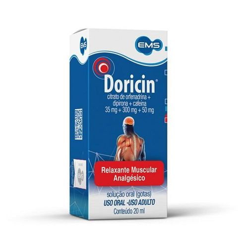 Doricin 35mg/ml + 300mg/ml + 50mg/ml Solução de Uso Oral Frasco Gotejador 20ml