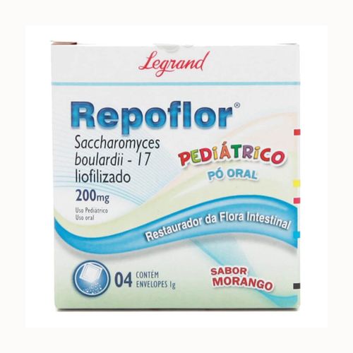 Repoflor 200mg/g Pó para Solução de Uso Oral com 4 Envelopes com 1g