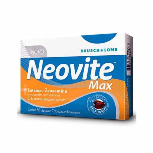 Suplemento Alimentar Neovite Max com 60 Cápsulas Gelatinosas