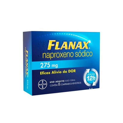 Flanax 275mg com 8 Comprimidos Revestidos