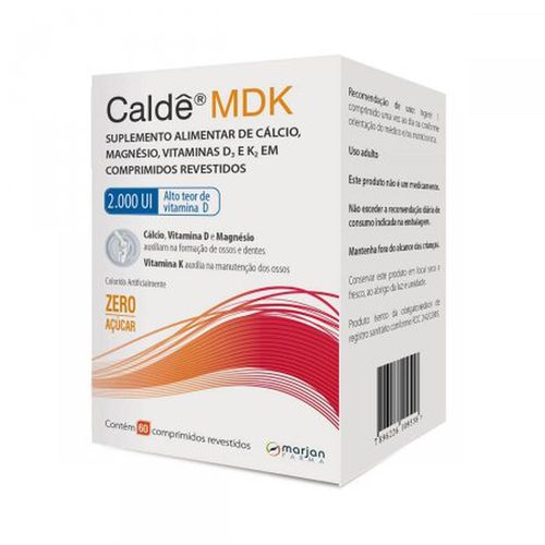 Suplemento Alimentar Caldê MDK 2.000UI com 60 Comprimidos Revestidos