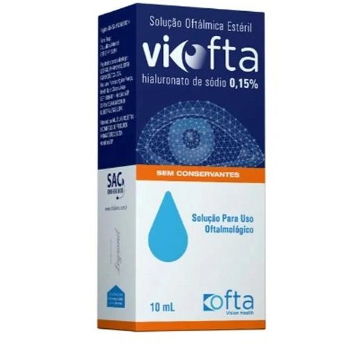 Viofta 0,15% Solução Oftálmica Estéril 10ml