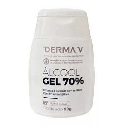 Álcool em Gel 70% Derma V 90g