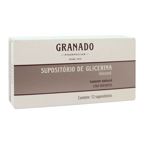 Supositório de Glicerina Uso Infantil com 12 Supositórios