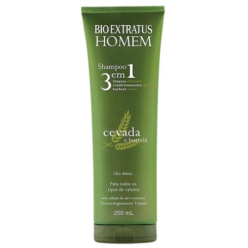 Shampoo Bio Extratus 3 em 1 Homem 250ml