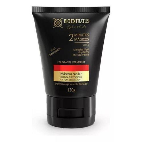 Máscara Capilar Spécialiste Bio Extratus Colorante Vermelha 120g