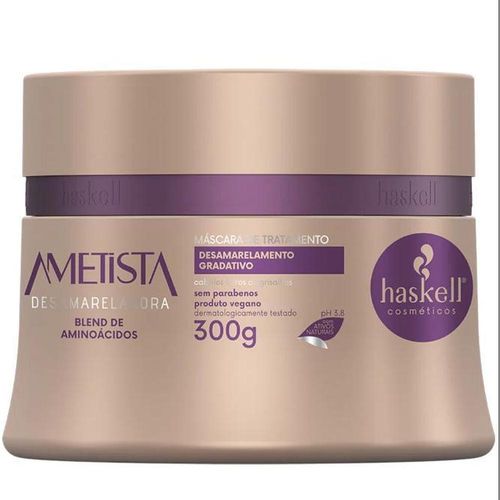 Haskell Máscara Capilar Desamareladora Ametista 300g