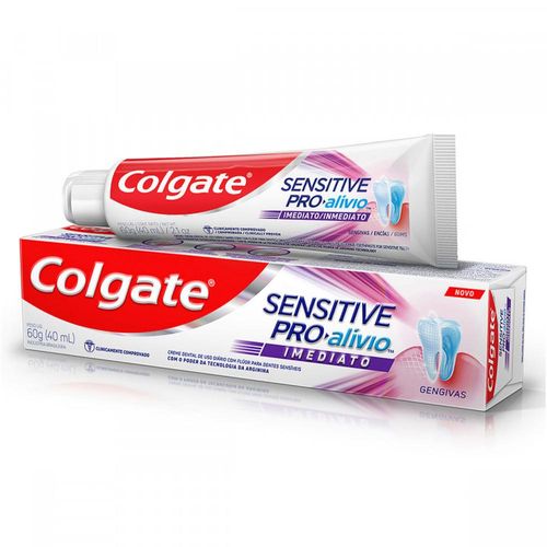 Creme Dental Colgate Sensitive Alívio Imediato Gengivas 60g