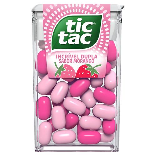 Pastilha Tic Tac Sabor Morango 14.5g