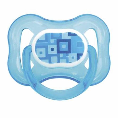 Chupeta Color Kuka Ortodôntica Decorada Azul Nº1 com 1 Unidade