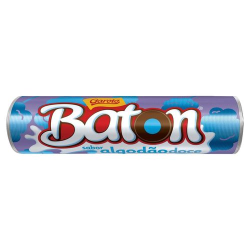 Chocolate ao Leite Recheio Algodão Doce Garoto Baton 16g