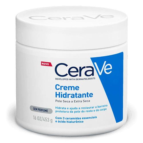 Creme Hidratante Corporal CeraVe Pele Seca e Extra Seca 453g