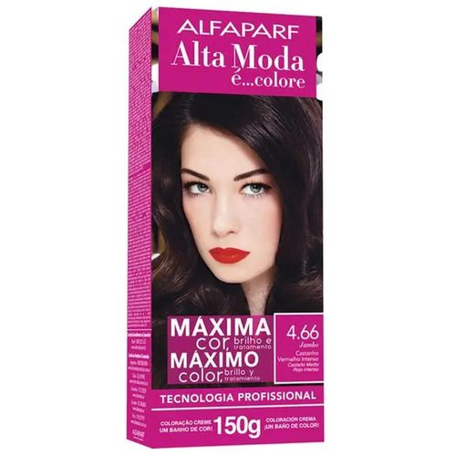 Kit Tonalizante Alfaparf Alta Moda 4.66 Jambo com 1 Unidade
