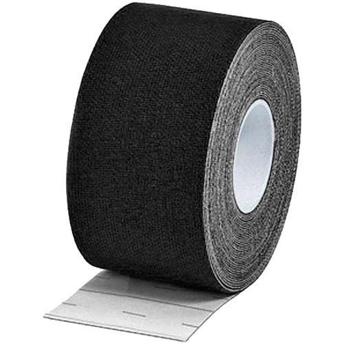 Bandagem Adesiva Elástica Kinesio Pauher 5cm X 5cm Preta com 1 Unidade