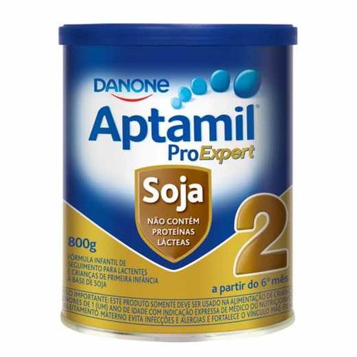 Fórmula Infantil Aptamil Soja 2 800g