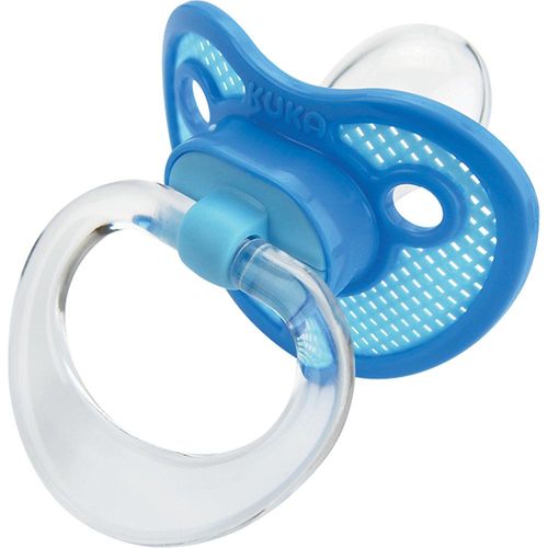 Chupeta Kuka Super Ventilada Tamanho 2 Ortodôntica Silicone Azul com 1 Unidade