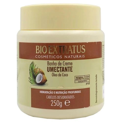 Creme de Tratamento Umectante Bio Extratus Óleo de Coco 250g