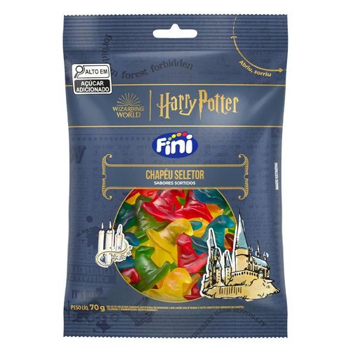 Bala Gelatina Fini Harry Potter Chapéu Seletor 70g
