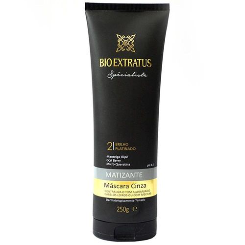 Máscara Capilar Cinza Matizante Bio Extratus Spécialiste 250g