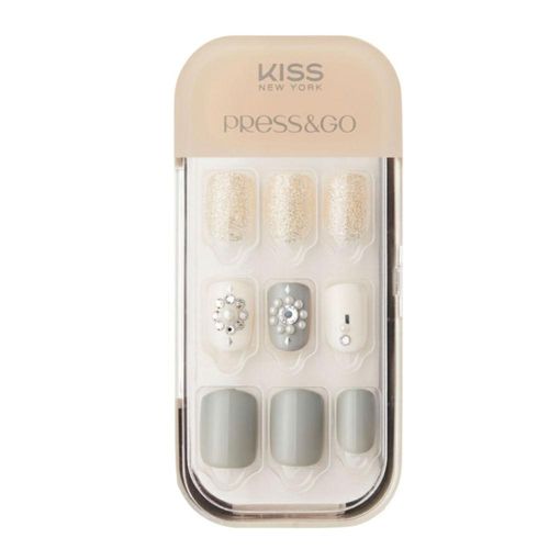 Unhas Autocolantes Kiss New York Press&Go Chandelier com 30 Unidades