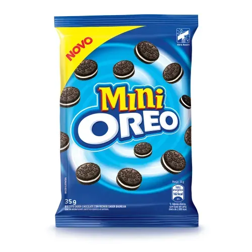 Mini Biscoito Recheado Baunilha Oreo 35g