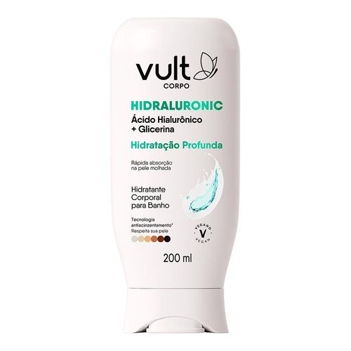 Hidratante Corporal para Banho Vult Corpo Hidratação Profunda 200ml