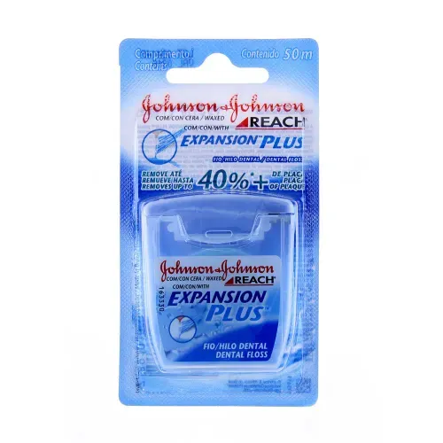 Fita Dental Johnson Reach Expansion Plus 50m com 1 Unidade