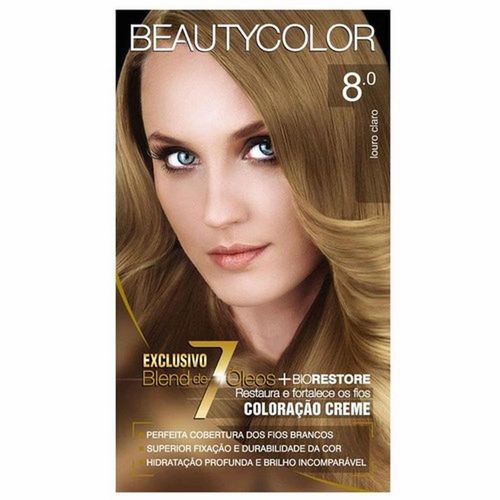 Coloração Beautycolor Nº 8.0 Louro Claro com 1 Unidade