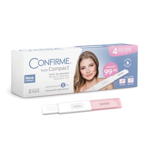 Teste de Gravidez Confirme Compact com 1 Unidade