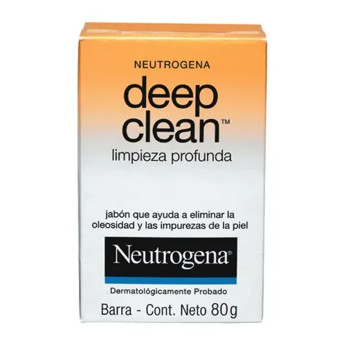 Sabonete Facial em Barra Neutrogena Deep Clean Limpeza Profunda 80g