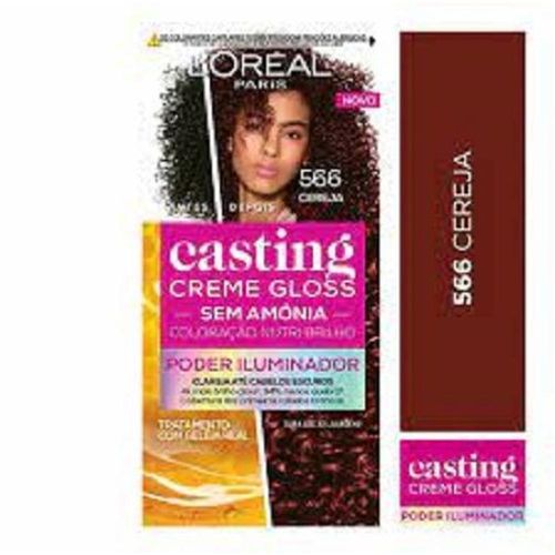 Kit Casting Gloss Tintura Creme 566 Cereja com 1 Unidade