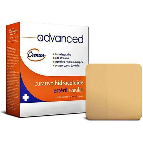 Curativo Cremer Hidrocolóide Advanced Regular 15cmx15cm com 1 Unidade