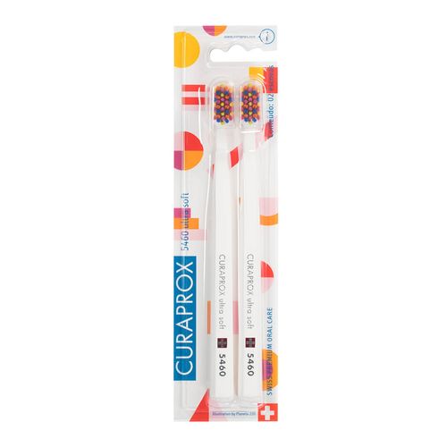Escova de Dente Curaprox Ultra Soft 5460 com 2 Unidades