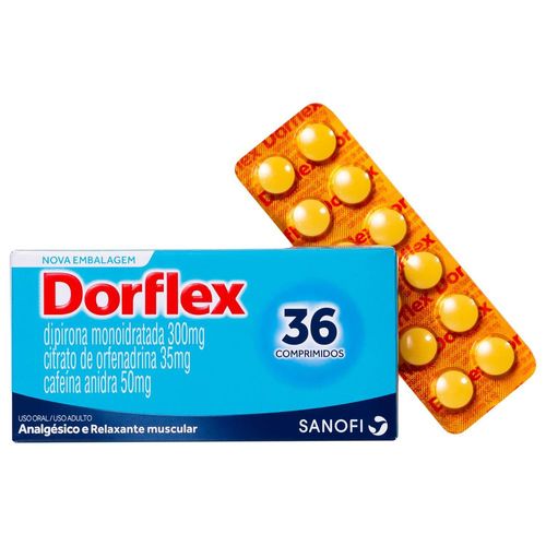 Dorflex 300mg + 35mg + 50mg com 36 Comprimidos