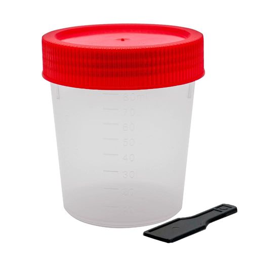 Coletor Universal Transparente 3B Tampa Vermelha 80ml