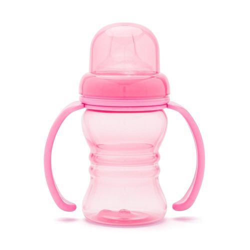 Copo Treinamento Lolly Clean Bico de Silicone Rosa Capacidade 150ml