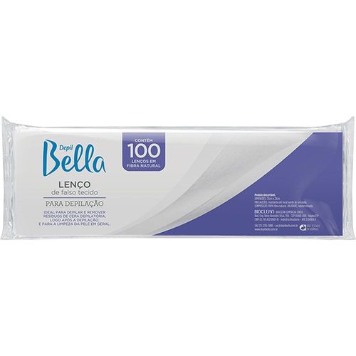 Lenços Depilatório Depil Bella Gran Style com 100 Unidades