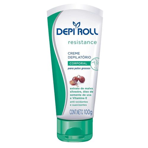 Creme Depilatório Corporal Pelos Grossos Depi Roll 100g