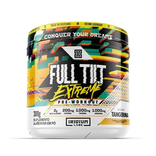 Pré-Treino Iridium Labs Full Tilt Extreme Tangerina 300g
