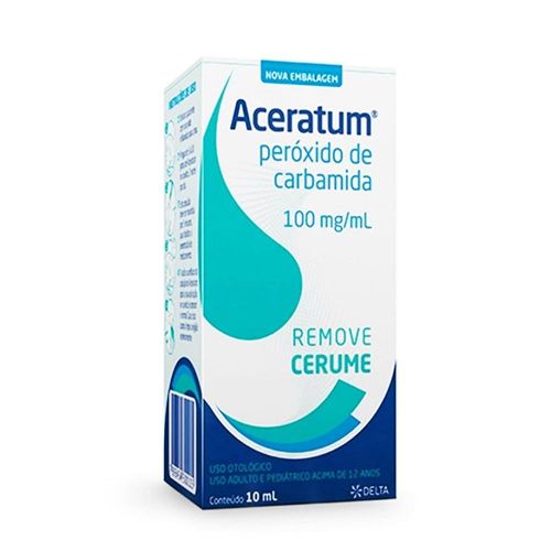 Aceratum 100mg/ml Solução de Uso Otológico Frasco Gotejador 10ml