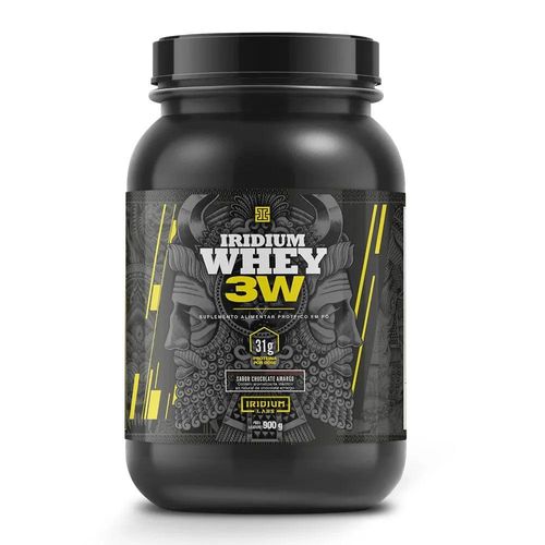 Whey 3W Iridium Pó Triplo Sabor Chocolate Amargo 900g