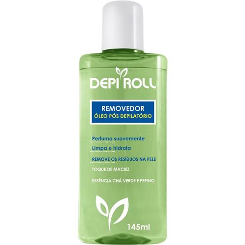 Removedor Óleo Pós-Depilatório Essência Chá Verde e Pepino Depi Roll 145ml